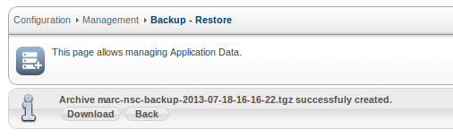 Sangoma SBC Backup File