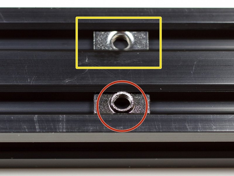 TNut proper installation MendelMax 3 Assembly Guide 1