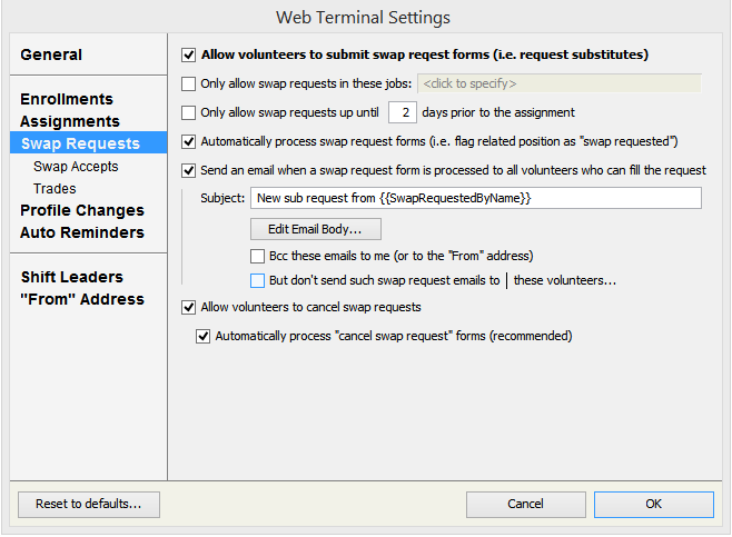 Web terminal