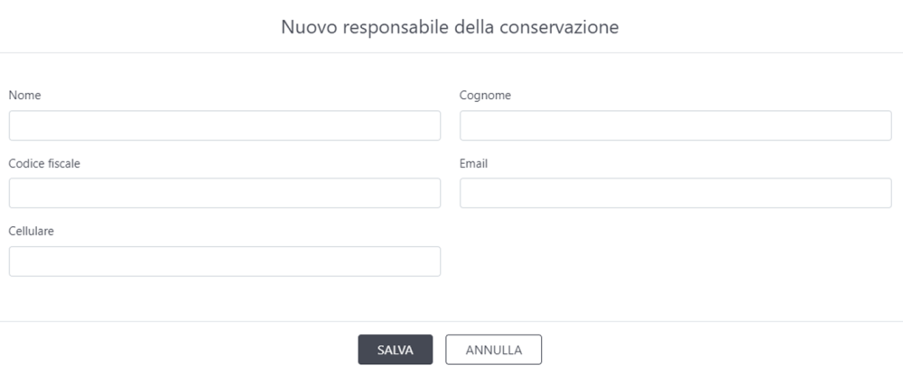 Nomina Del Responsabile Della Conservazione Manuale Doceasy R