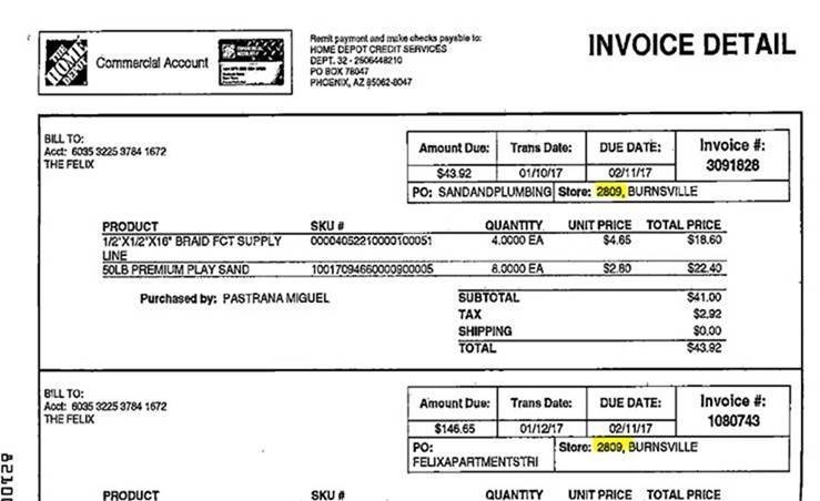 Home Depot Invoice Home Depot Credit Card ImGiGi