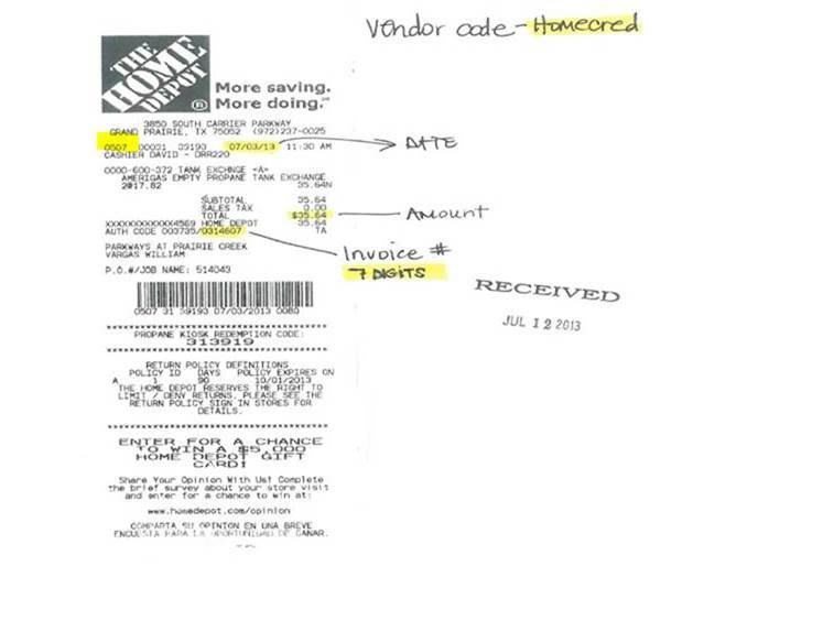 home depot warranty no receipt