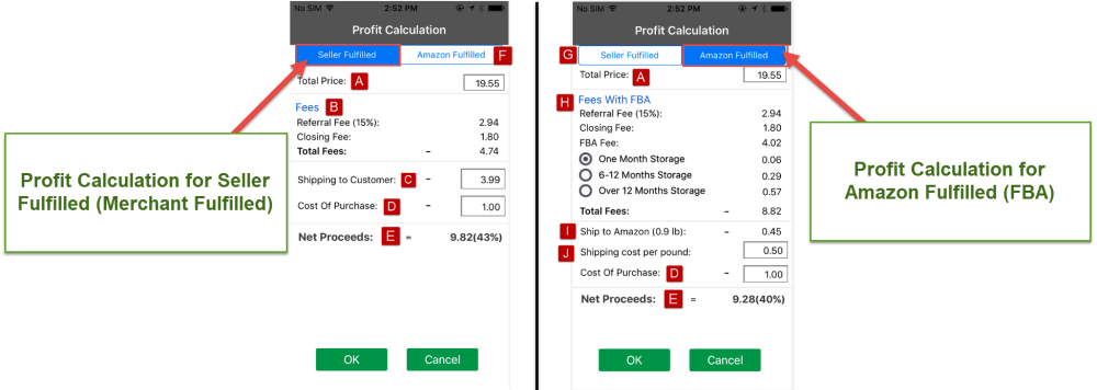stock profit calculator automated