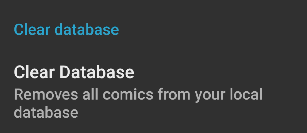 Removing comics CLZ Comics Mobile 1