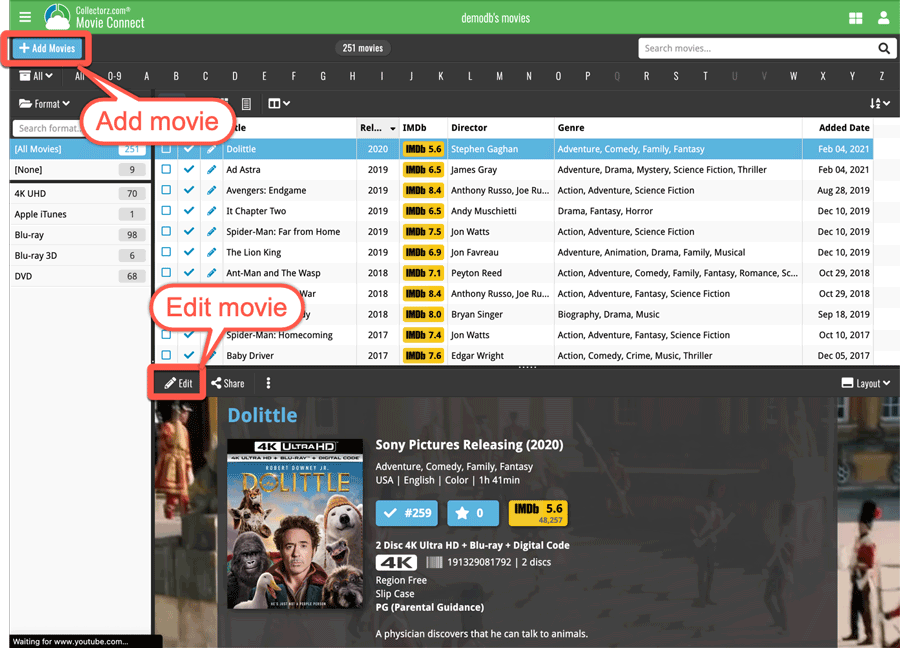 free downloads Movie Collector Pro 23.2.4