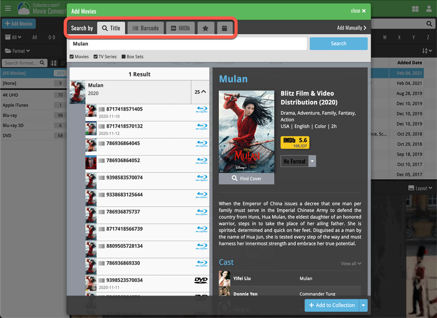 Movie Collector Pro 23.2.4 for apple download free