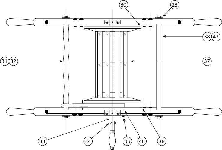 FIGURE 12 - SURF REEL DIMENSIONS
