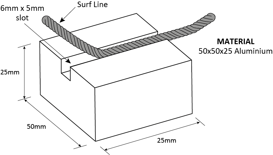 FIGURE 13 - SURF LINE TESTING GAUGE