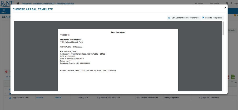 PDF appeal