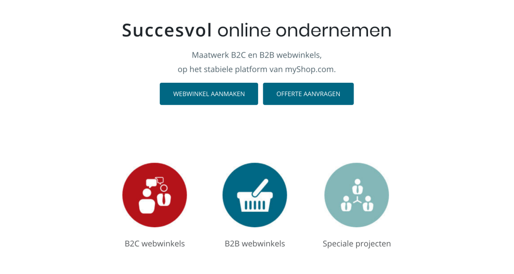 Webwinkel aanmelden