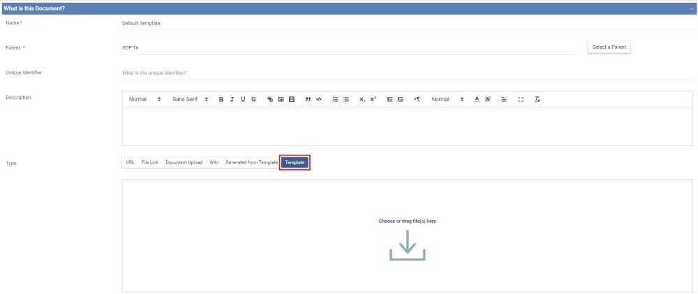 12.5.1.4 Creating a Template - EPC - WebApp Manual - 11.3