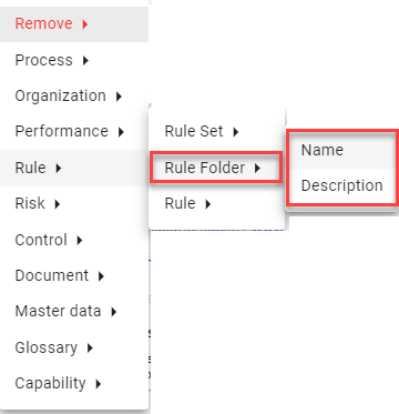 Rule Folder Properties
