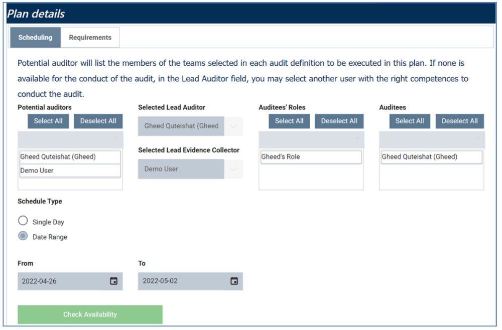 Assign Auditor(s) - Audit - #13