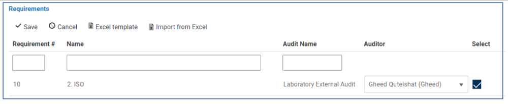 Assign Auditor(s) - Audit - #13