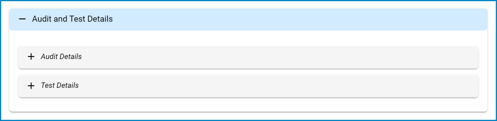 Audit and Test Details - Audit - #11.1