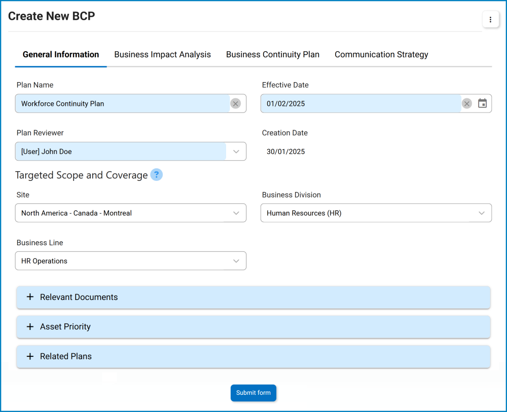 Enhanced Management of BCPs & DRPs - BCM - #15