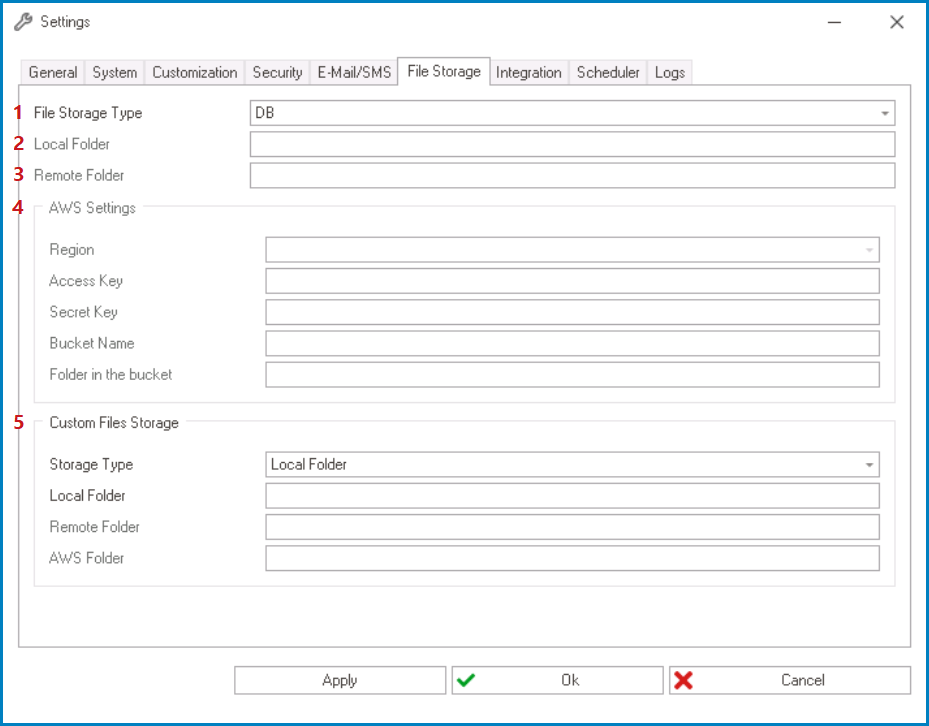 File Storage Tab DBP Designer Manual 14