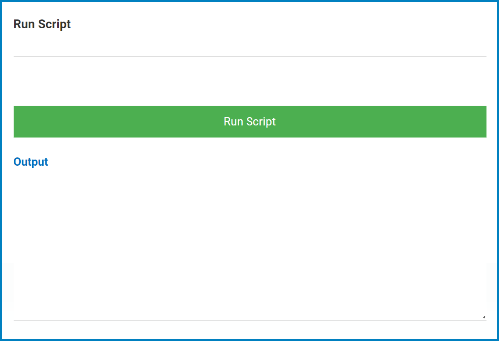 Run Script - Training - #14