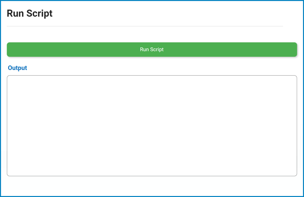 Run Script - Training - #14.1