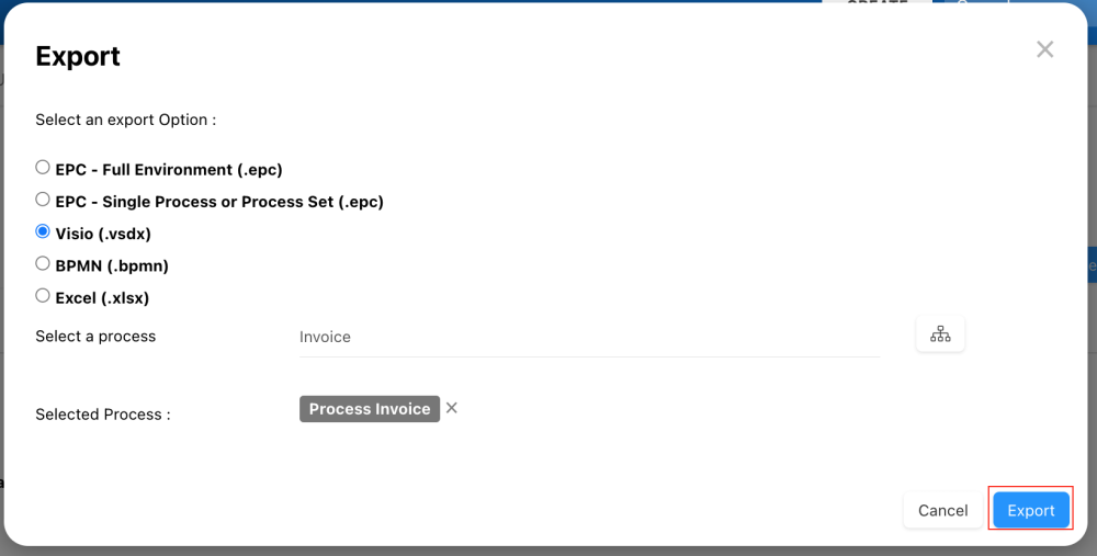 12.1.4.2.2 Export Visio Content EPC App Manual 15.0