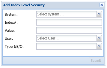Add Index Level Security