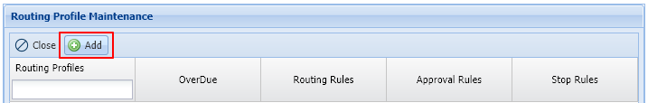 Add Routing Profile
