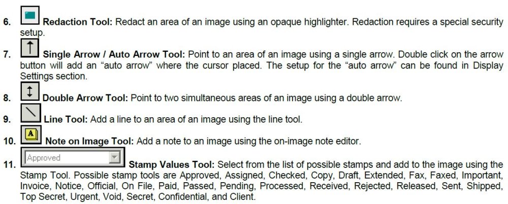 Annotation Toolbar Options 6 - 11