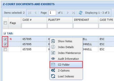 CD Burn Folder Check Box