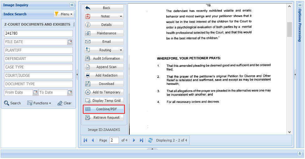 Combine PDF
