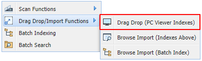 Drag Drop (PC Viewer Indexes)