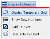 Display Temporary Grid