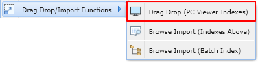 Drag Drop (PC Viewer Indexes)