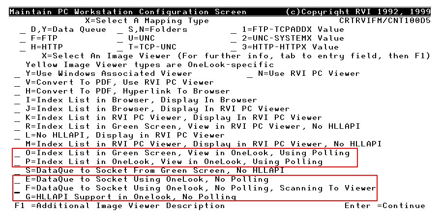 IBMi Cloud Workstation Configurations for One Look