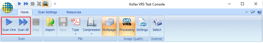 kofax vrs barcode missing pieces