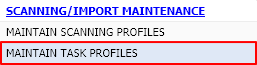 Maintain Task Profiles