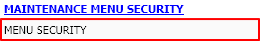 Menu Security