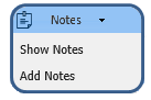 One Look Notes Button