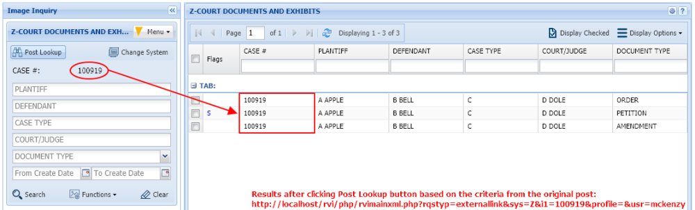 Post Lookup with Multiple Results