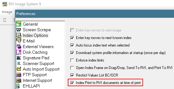 Index Options