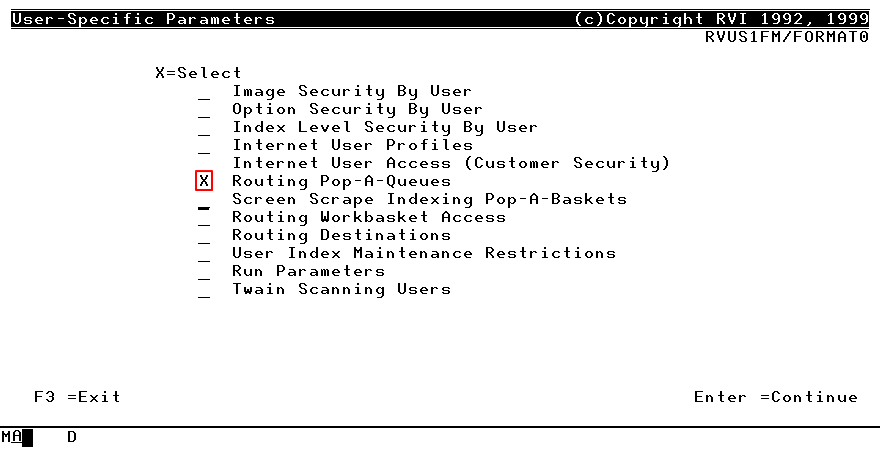 Pop A Queue Routing Setup