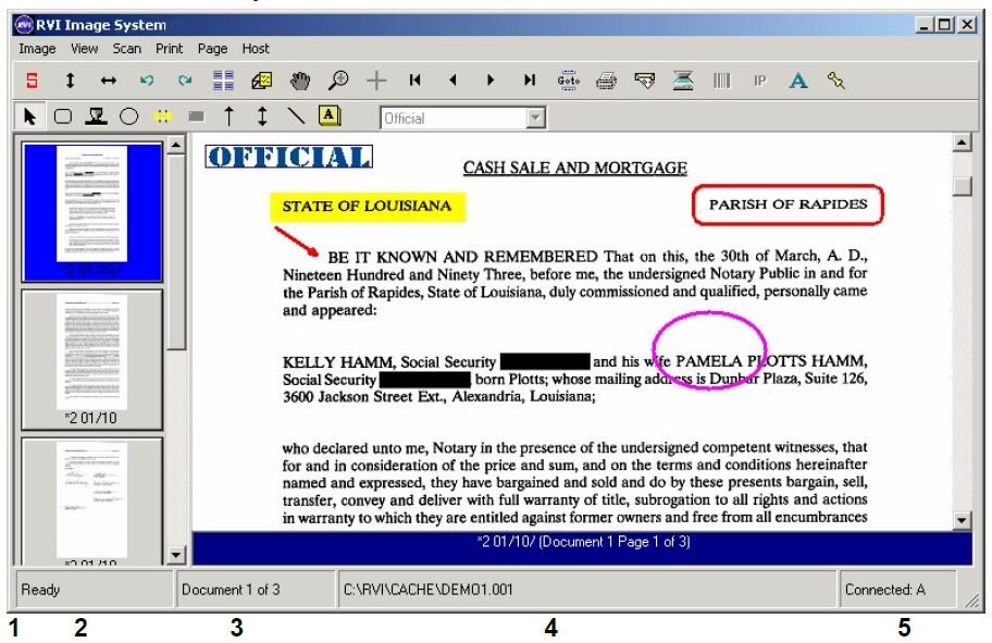 Status Bar Descriptions RVI 9 IBMi User Manual 1