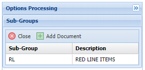 Sub-Groups Completed Entry