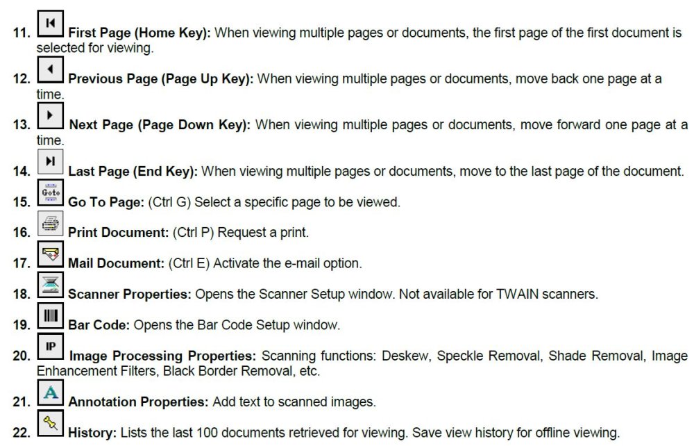 Toolbar Options 11 - 22