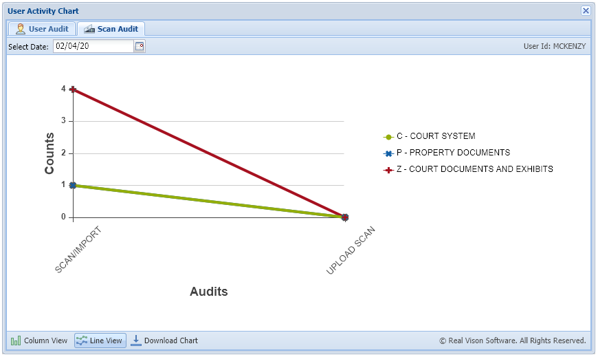 Scan Audit - Line View