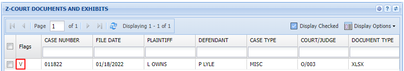 V for Versioned Document