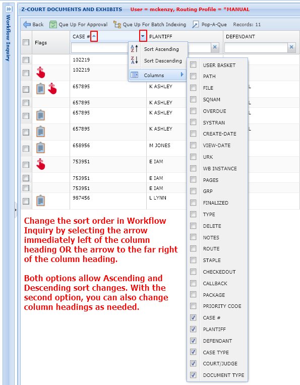 Index Sort - One Look (Windows) - 1