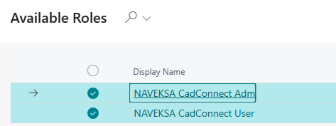 Cad Connect Using CadConnect Roles - Installation and Setup guide - BC version