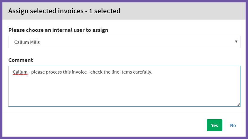 How to assign invoices – Digital Reign