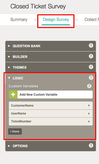 Survey Monkey Customer Support Software Documentation 1 - here are some screenshots from survey monkey using these exact settings