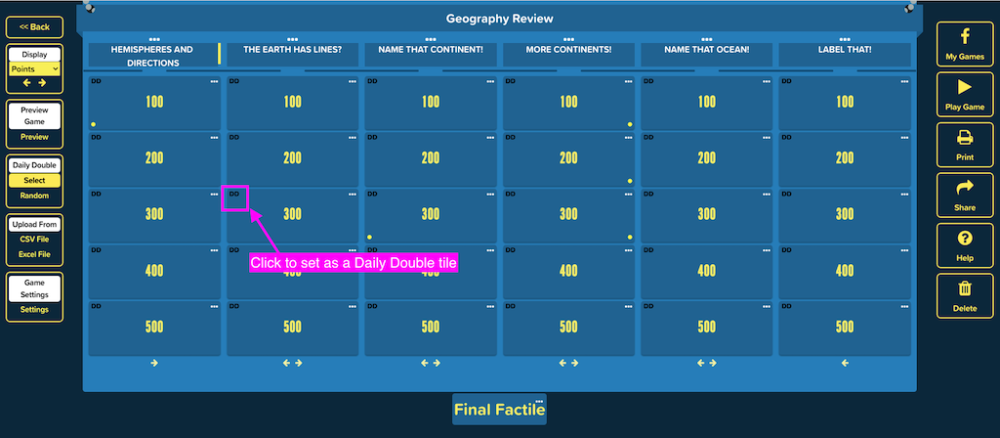 Daily Double Factile User Doc 1